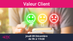 Atelier VIRTUEL AFRC – Valeur Client